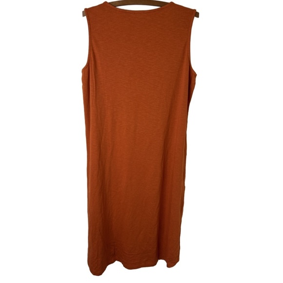 CHICO’S Tulip Hem Shoshoni Dress Orange Size 2 US 12/Large - Picture 2 of 13